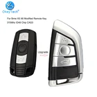 Чехол для ключей OkeyTech для Bmw X5 X6, модифицированный дистанционный ключ CAS3, передатчик без ключа 315 МГц с чипом ID46, пустой нож с 3 кнопками