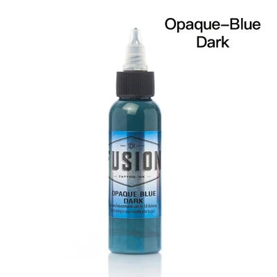 opaque blue dark Набор чернил татуировки пигмент краска для татуау пигмент tintas para labios краска для татуировока пигменты цвет татуировки - Цвет: opaque blue dark