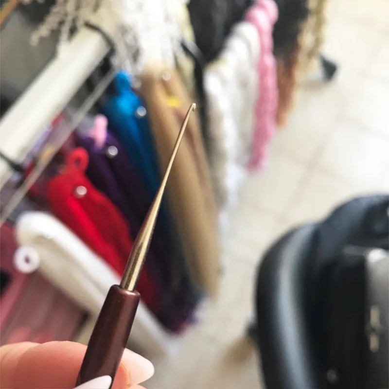 Крючки для вязания спицы 0 5 мм 2 7 маленькие кружевные зеркальные крючки 16