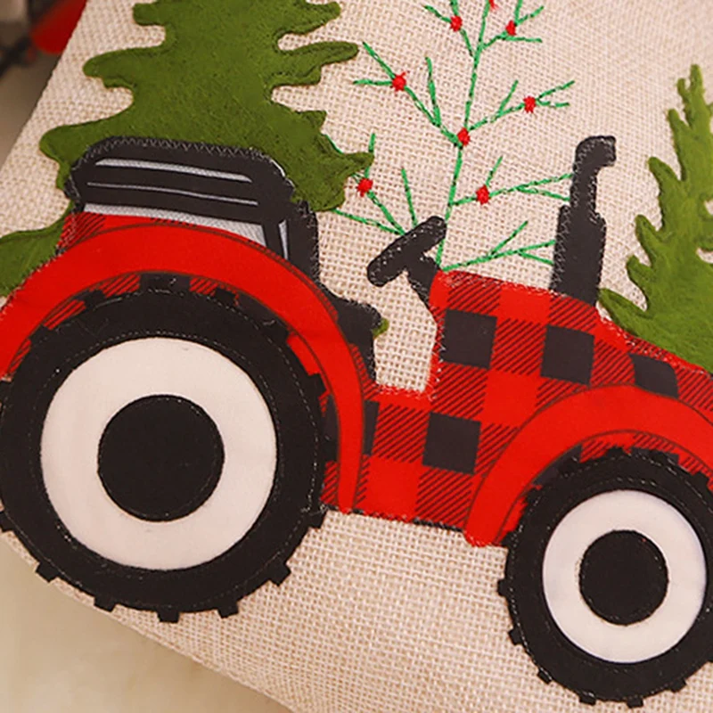 Комплект из 2 предметов новинка красные черные сетки Рождественские носки