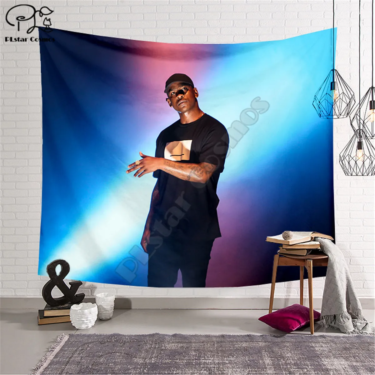 

JAY-Z рисунок Забавный Мультфильм Одеяло гобелен 3D Печатный Tapestrying прямоугольный домашний Декор настенный стиль-3