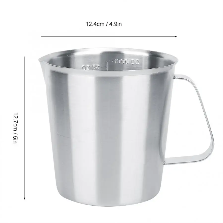 Кувшин для кофе 1000 мл из нержавеющей стали кувшин вспенивания молока чашка со