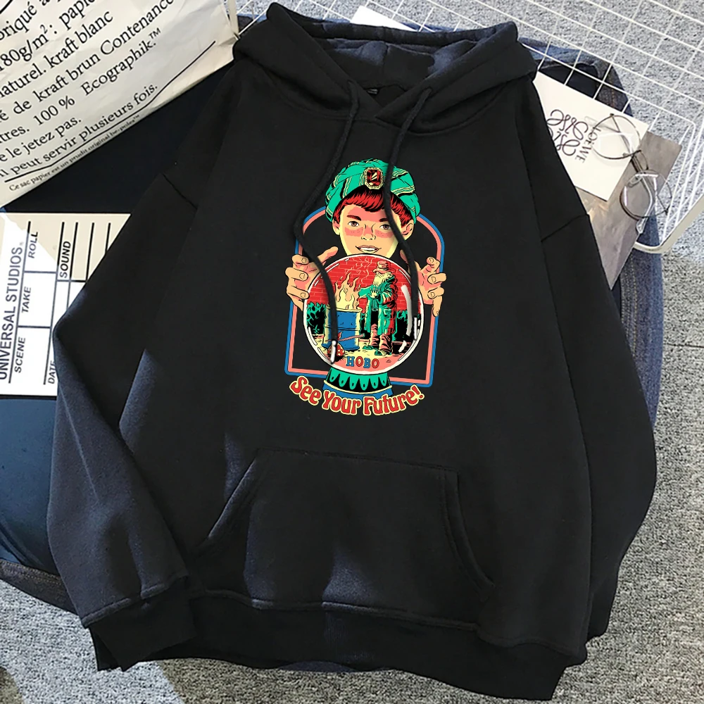 

See Your Future Simple Print Woman Sweatshirt Autumn S-XXL Hooded simple Oversized Hoodies Fashion Casual Hip Hop Clothes Female