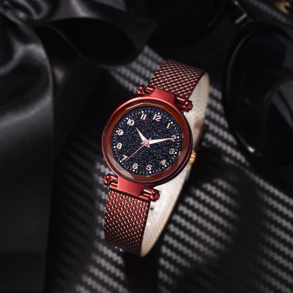 Элегантные женские часы с полимерным ремешком повседневные кварцевые наручные