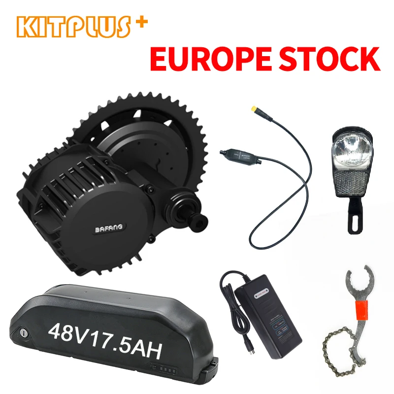 Мотор Bafang 8fun 750 Вт с аккумулятором 48В комплект двигателя среднего привода литиевой батареей 17 5ач|Двигатель