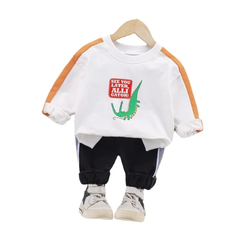

Spring Autumn Kids O-Neck Costume Boy Baby Girls T-shirt Pants2Pcs/sets New Children Cartoon Clothes Toddler Fashion Sport Suits