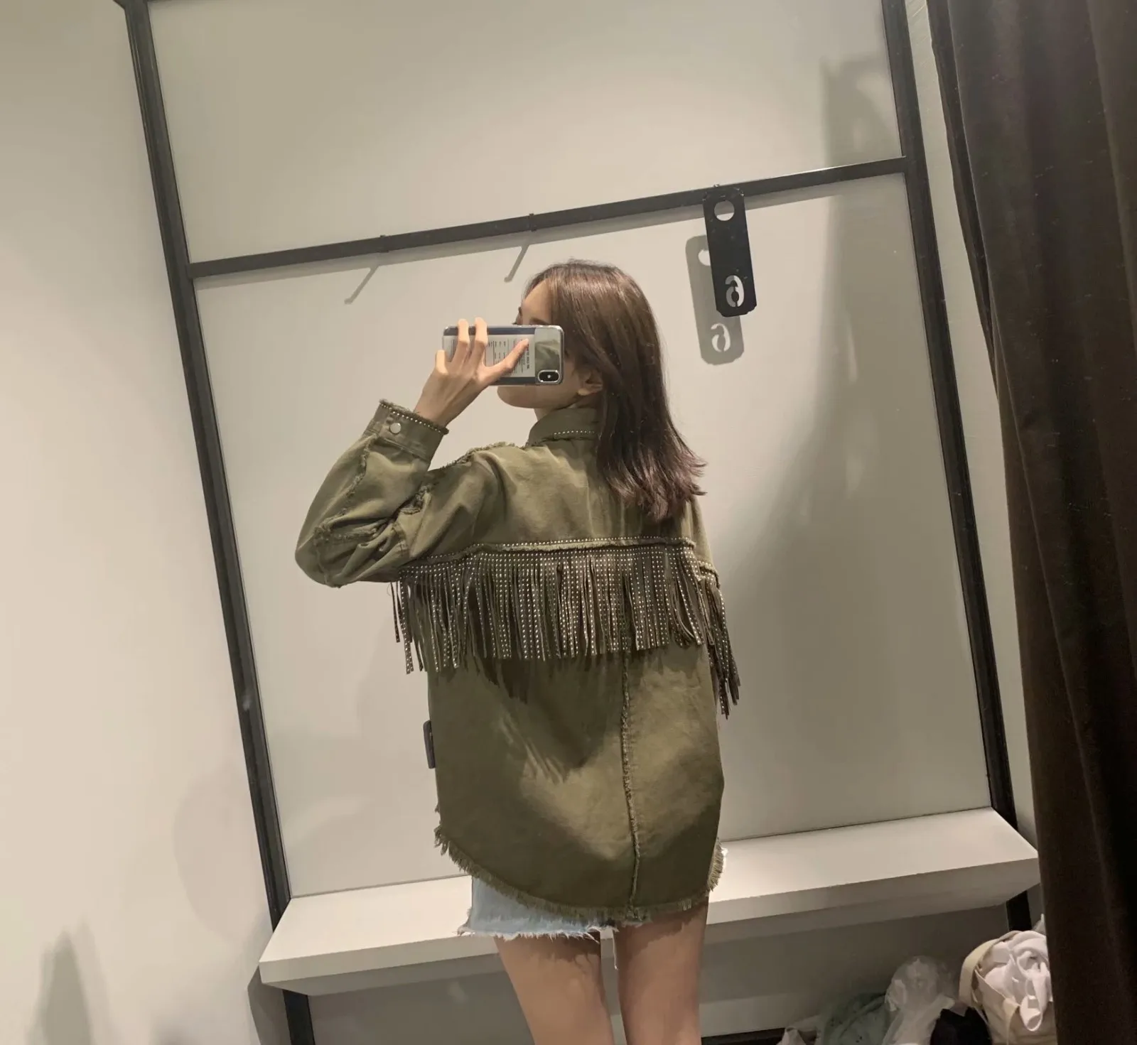 

Vintage Stylish Fringe Beaded Oversized Jacket Coat Women Long Sleeve 2020 Frayed Trim Ladies Fashion Outerwear Chaqueta Mujer