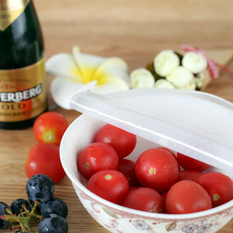 Многоразовая силиконовая обертка эластичная крышка для сохранения свежести