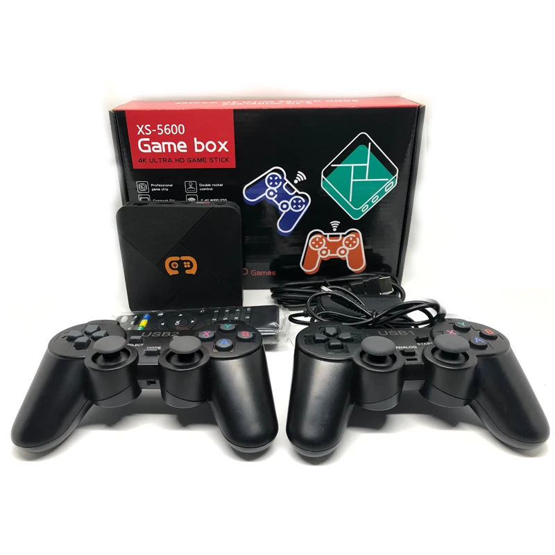 

Новинка 2022, Ретро ТВ-приставка PS5600, игровая консоль для PS1/PSP/SFC/GBA/N64, консоль для видеоигр с 5600 играми, PK супер консоль X