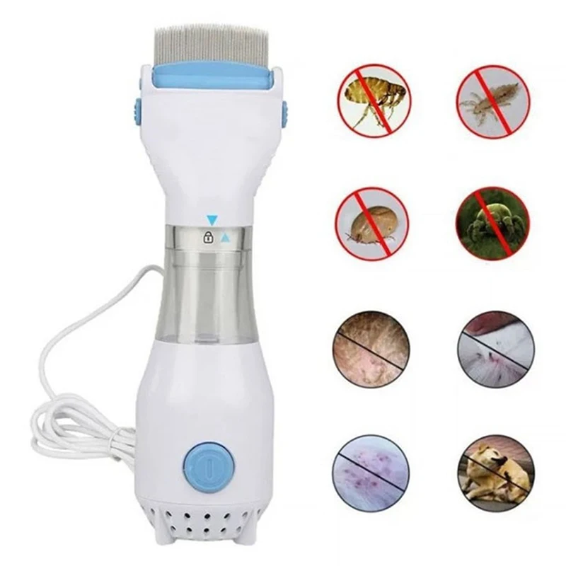 

Electric Flea Comb Fleas Removal Comb For Dogs Cats Pet Supplies Fleas Treatment