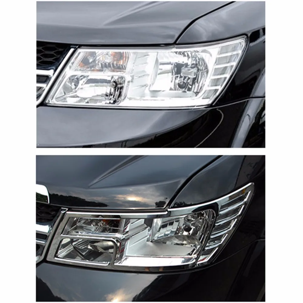 Хромированная передняя фара для Dodge Journey 2011 2012 2013 2014 [QPA366] | Автомобили и мотоциклы