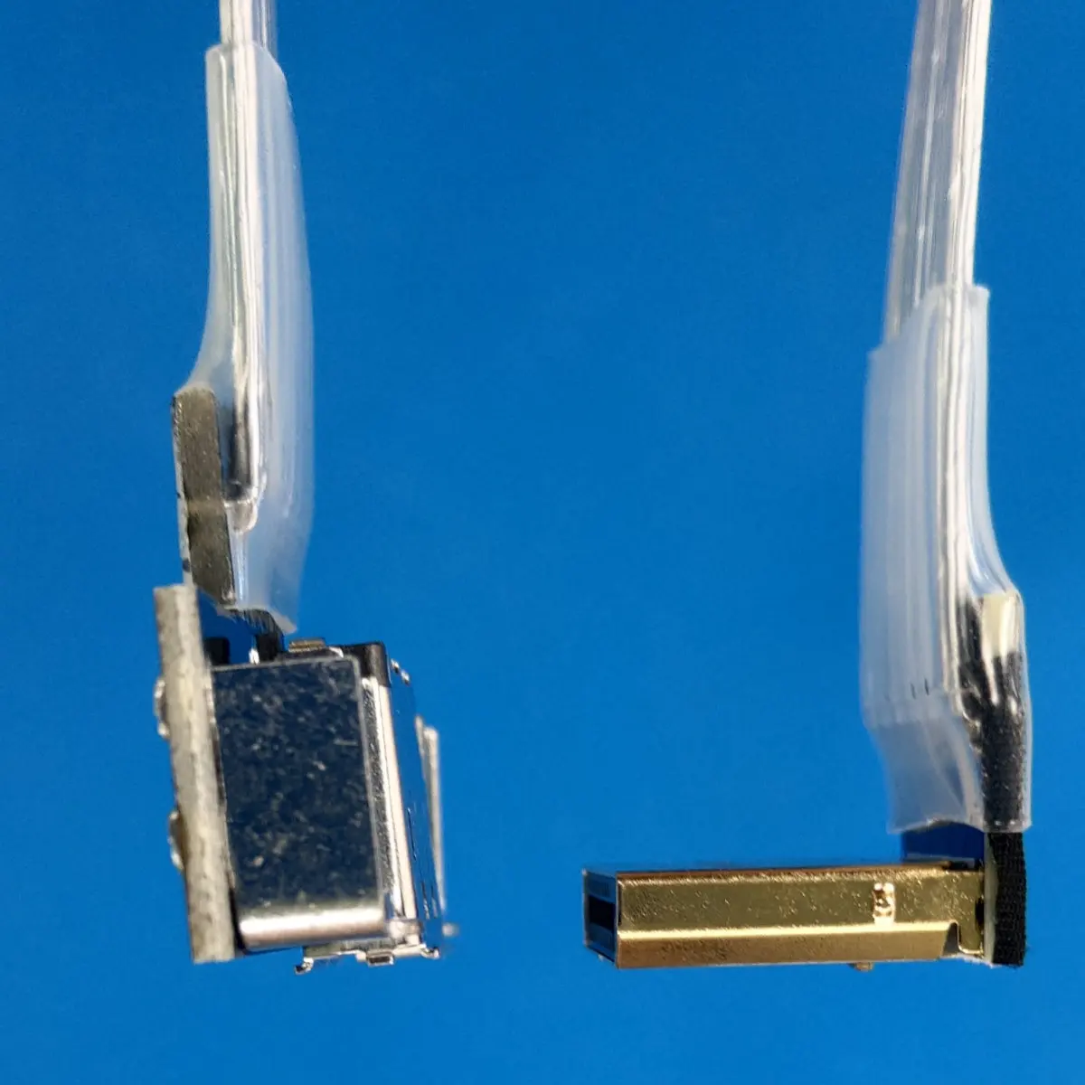 НОВЫЙ ЛЕНТОЧНЫЙ Удлинительный кабель Displayport штекер-гнездо плоский металлический