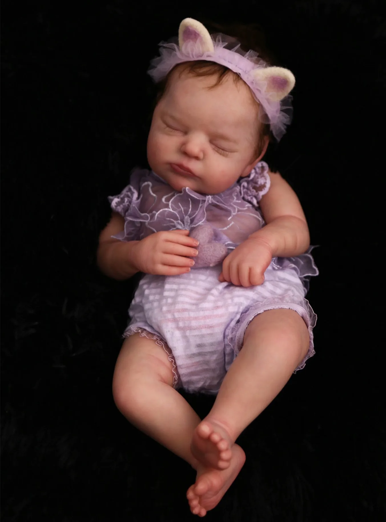 

BZDOLL 20 Inch Silicone Reborn Accessories DIY Bellami Blank Kit Fresh Color Soft Unpainted Unfinished Sleeping Doll Babies Part