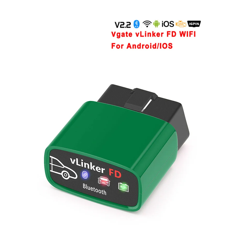 Vgate vLinker FD ELM327 V2.2 Forscan for ford Scanning Bluetooth-compatible 4.0 ELM 327 wifi OBD 2 OBD2 Car Diagnostic Auto Tool