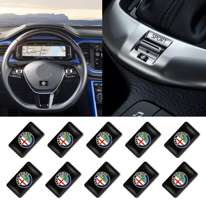 10 шт. декоративные автомобильные знаки для Alfa alpha Romeo 159 147 156 Giulietta Mito | Автомобили и