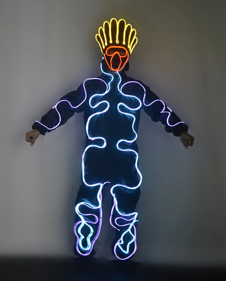 

Электронные световые танцевальные костюмы для ночных клубов и сценических танцев