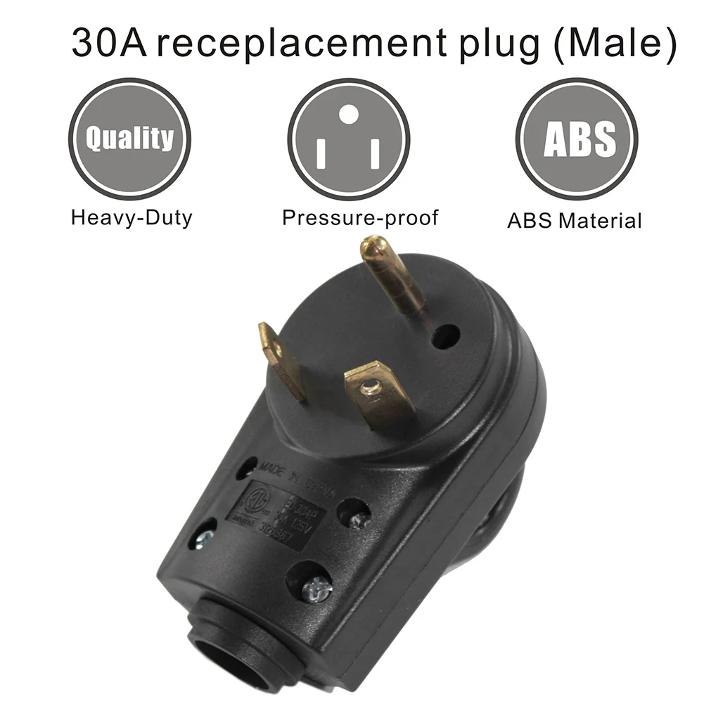 

TT-30P American RV High Power Connector Plug ETL Male Plug 30A 125V Car Styling