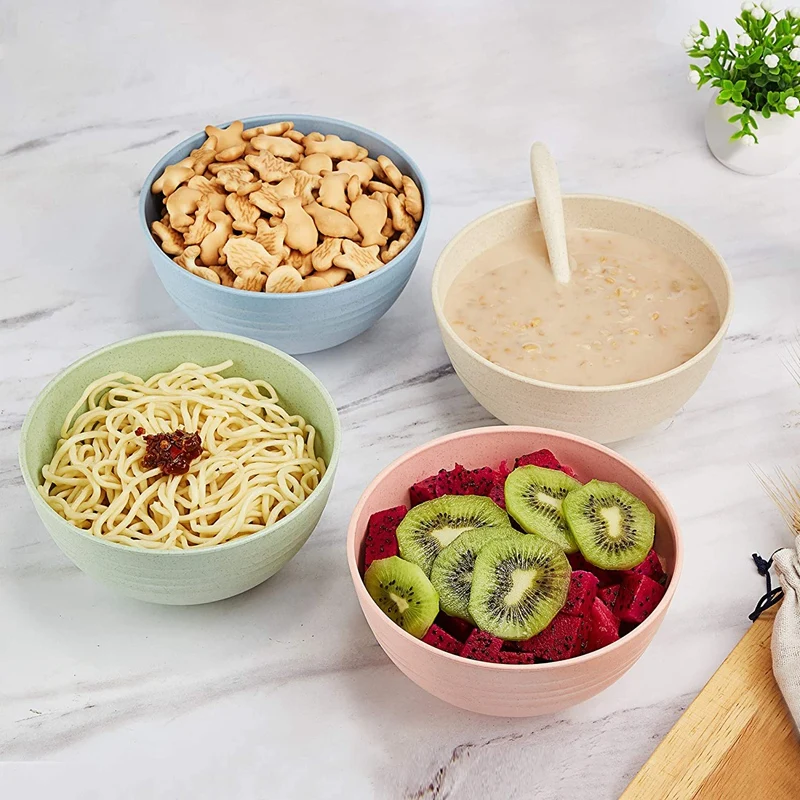 4 шт миски для зерновых культур 24Oz цвета легкая миска детей и взрослых идеально