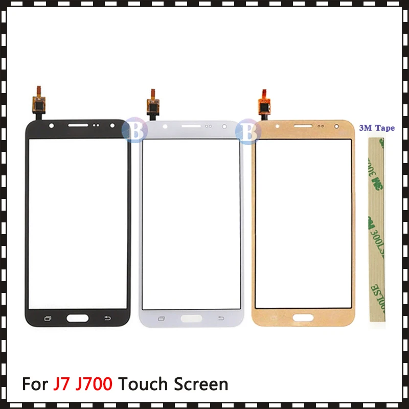 Высокое качество 5 &quotдля Samsung Galaxy DUOS J7 J700 сенсорный экран дигитайзер датчик