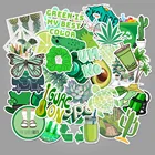 28 упак.лот для девочек зеленого цвета в стиле граффити ПВХ Водонепроницаемый декоративные наклейки Скрапбукинг ярлыком канцелярские наклейки для дневника, альбома