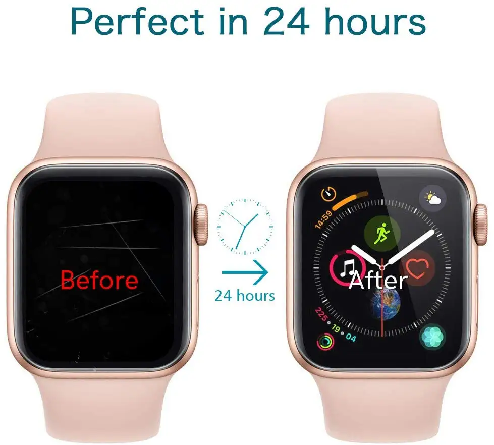 Защита экрана для Apple Watch 38 мм 42 серия 3 2 1 защита от царапин iWatch 40 44 4 5 6 SE мягкая TPU HD