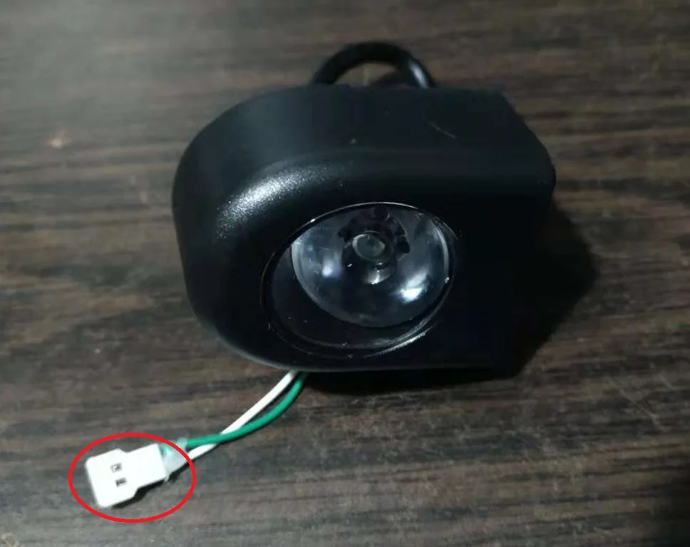 XIAOMI MIJIA M365 электрический скутер скейтборд оригинальная задняя сигнальная лампа и неоригинальный задний светильник на заказ светодиодный головной светильник - Цвет: Custom headlights