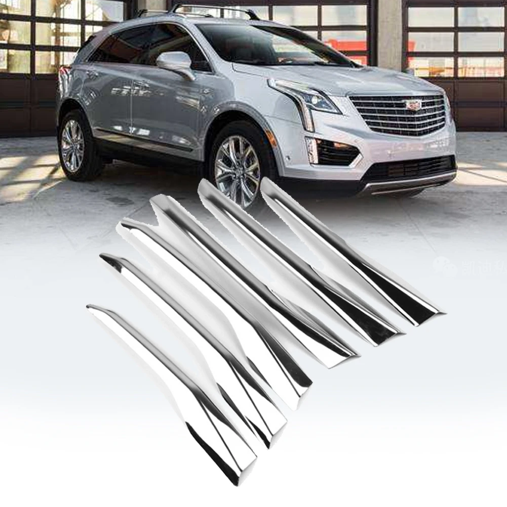 Хромированный яркий передний противотуманный светильник обшивка 6 шт. для Cadillac XT5