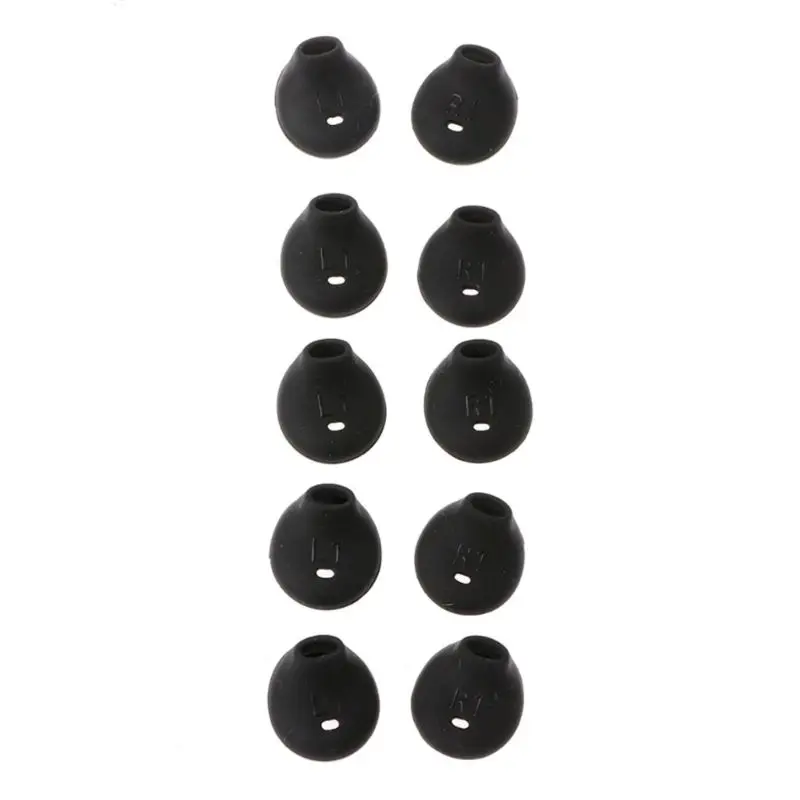 

10pcs/lot Soft Silicone Ear Pads Eartips For S-ony WI-SP500 For S amsung S7 S6 Edge 9200 level u In-ear Headphones