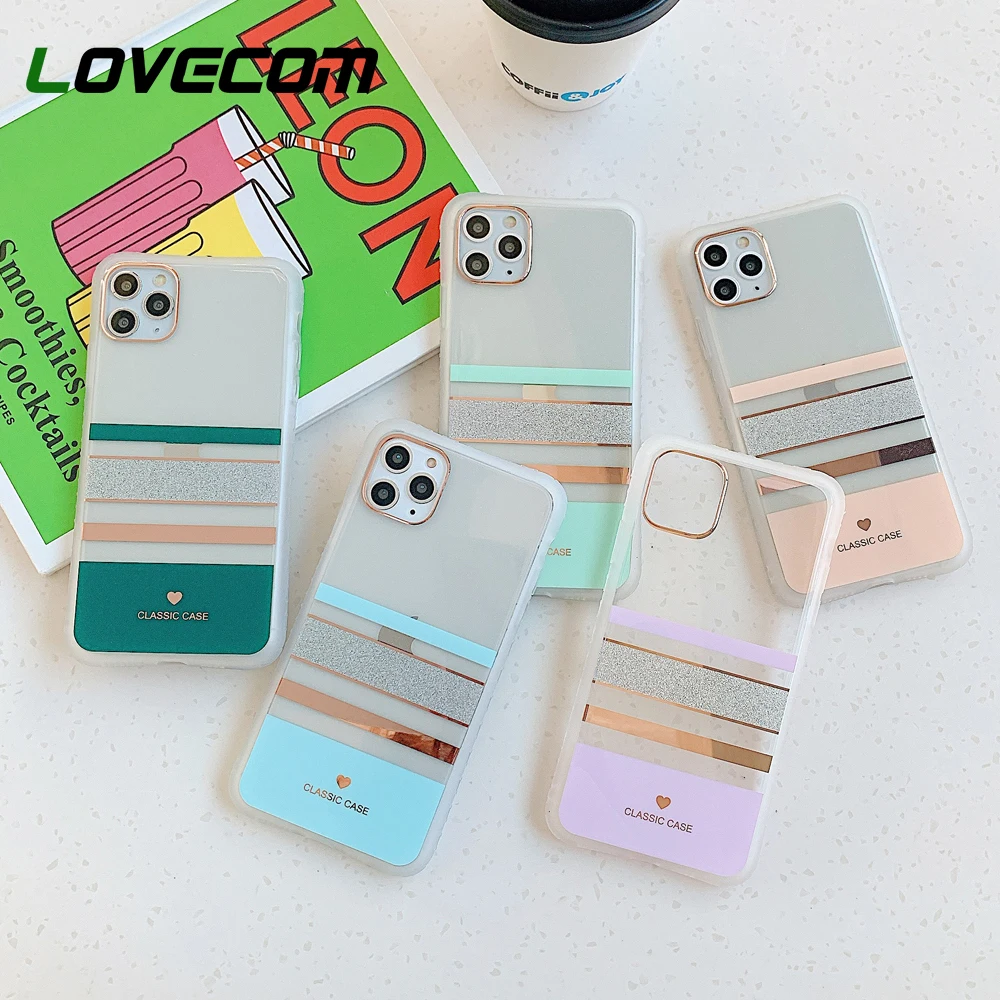 Чехол для телефона LOVECOM прозрачный мягкий чехол iPhone 11 Pro Max XR X XS 7 8 6S Plus | Мобильные