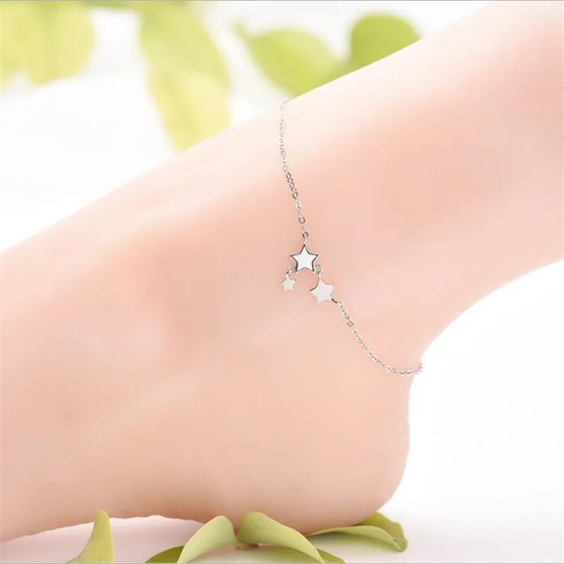 LULU PIG Новый Lucky Star 925 пробы Серебряный браслет женский день Корея выступает роль JL