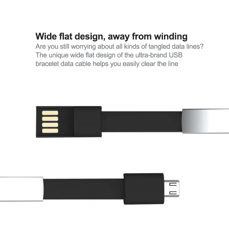 Микро USB кабель Тип C браслет для зарядки данных Samsung Huawei Xiaomi микро телефон