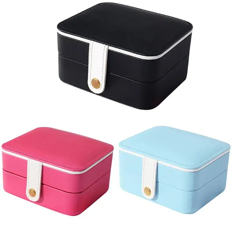 Портативный дорожный небольшой контейнер для хранения ювелирных изделий