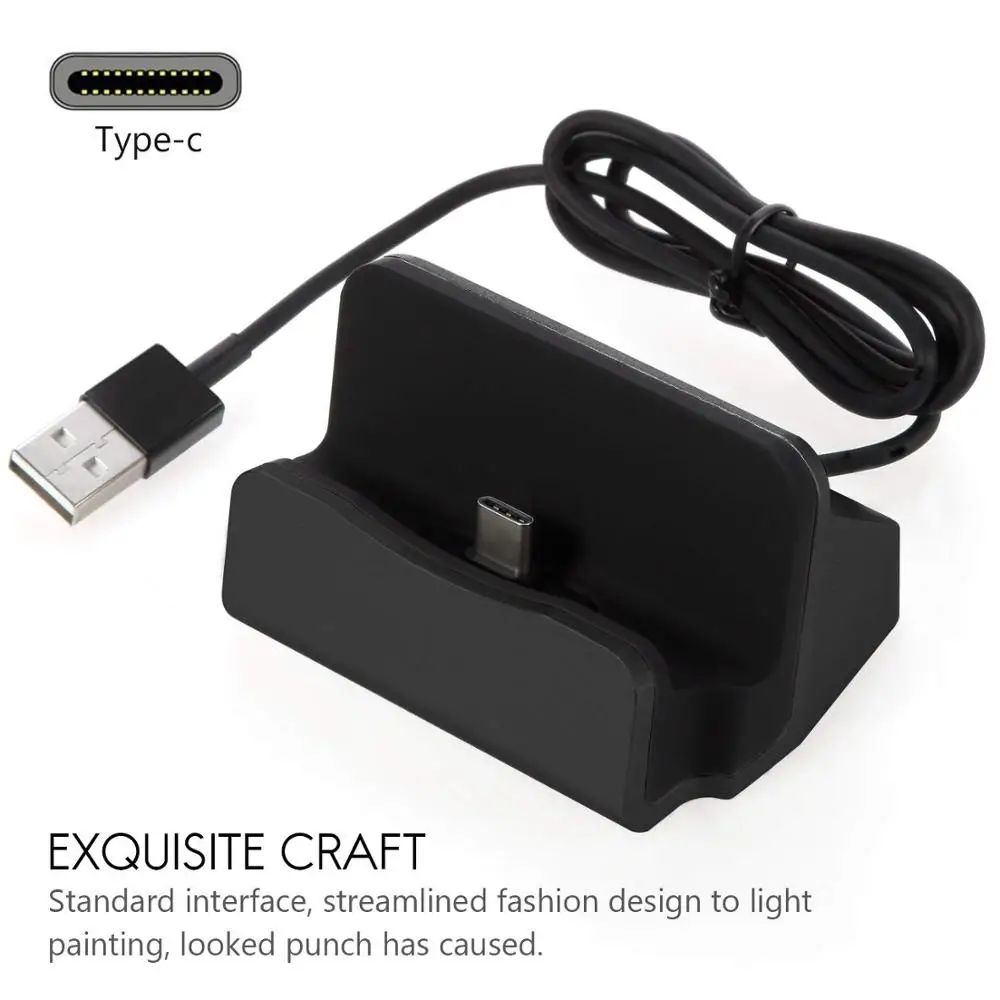 Фото Док станция Usb Type C для redmi note 8 7 pro mi 9t 9 a3 Зарядные устройства телефонов Док станция Usb Type C для redmi note 8 7 pro mi 9t 9 a3 Зарядные устройства телефонов