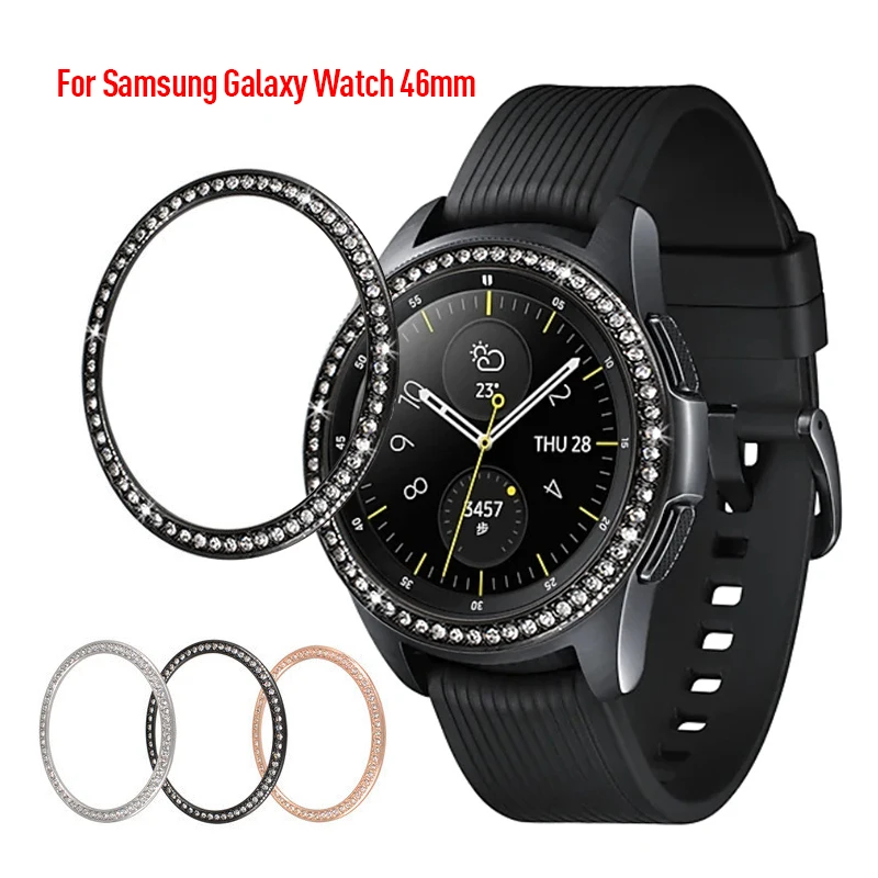Блестящая рамка для часов Samsung Galaxy Watch 42 мм Обложка Алмазный металлический