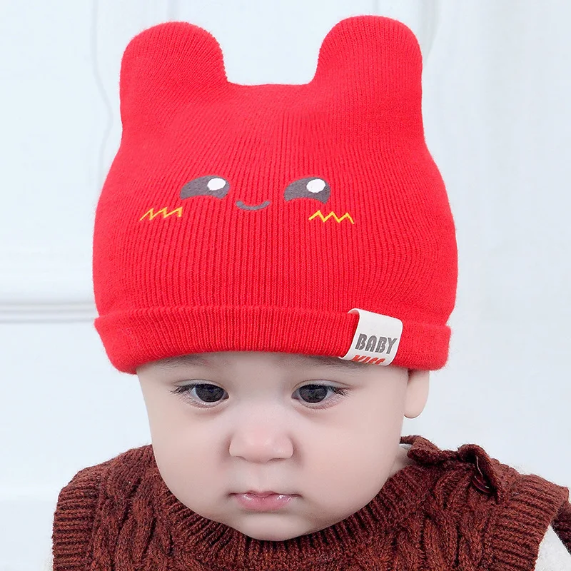 Mother Kids Baby Clothing Accessories Hats Caps Unisex Printed Cotton Knitted Toddler Infant Boys Girls Beanies | Детская одежда и