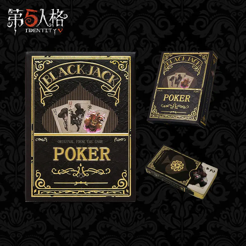 Карты для игры в покер с мультяшным принтом чёрного Джека 54 шт. | Тематическая