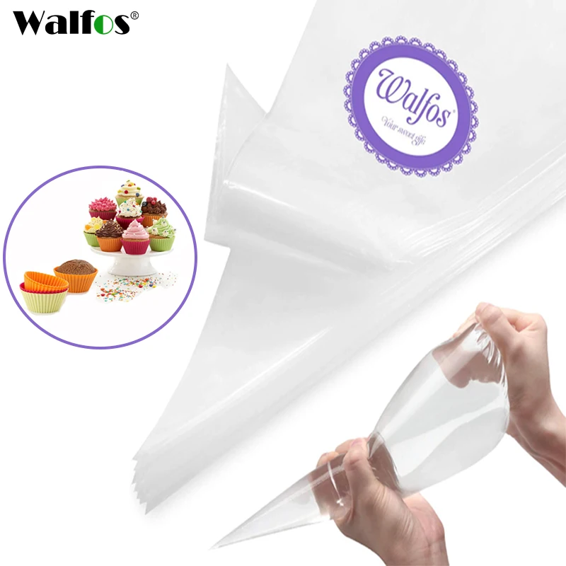Кондитерские мешки WALFOS 100 шт. для самостоятельной сборки кондитерских изделий