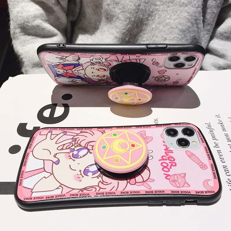 Чехол для iPhone 11Pro Max sailor moon чехол телефона с мультяшным котом X XR XS 6 6S 7P 8 plus 11pro
