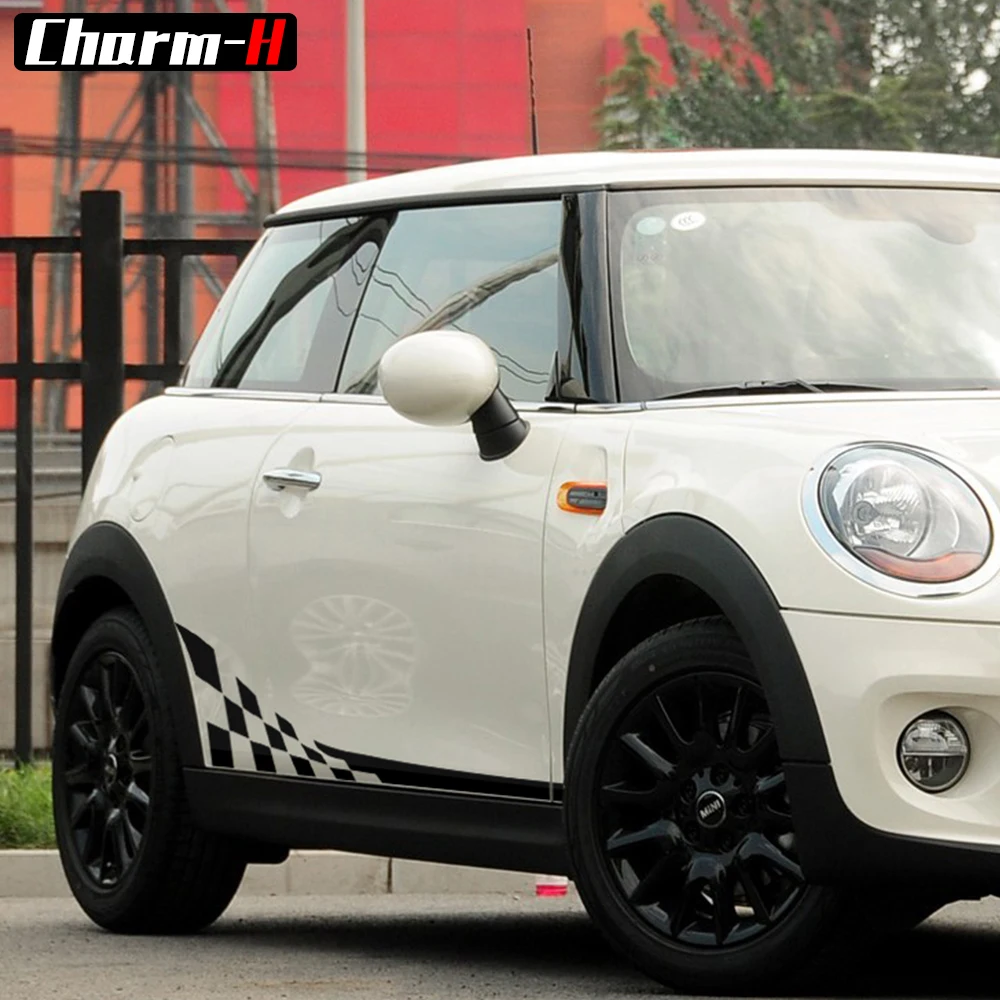 2 шт. Cay Стайлинг боковая наклейка для Mini Cooper F56 2014 в подарок крышка Hardtop боковые