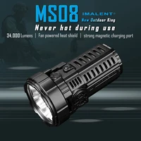 imalent ms08 brightest edc flashlight 34000 lumens cree xhp70 2nd leds never hot rechargeable torchsuitable for searching
