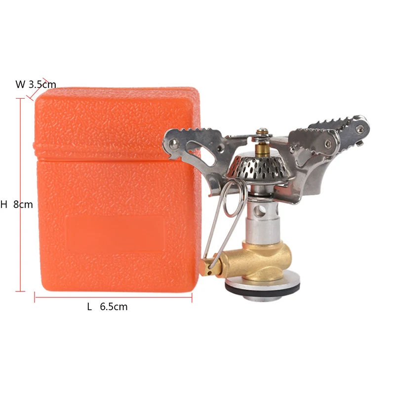 Уличная Прочная Складная газовая мини-плита из нержавеющей стали 3200 Вт коробка