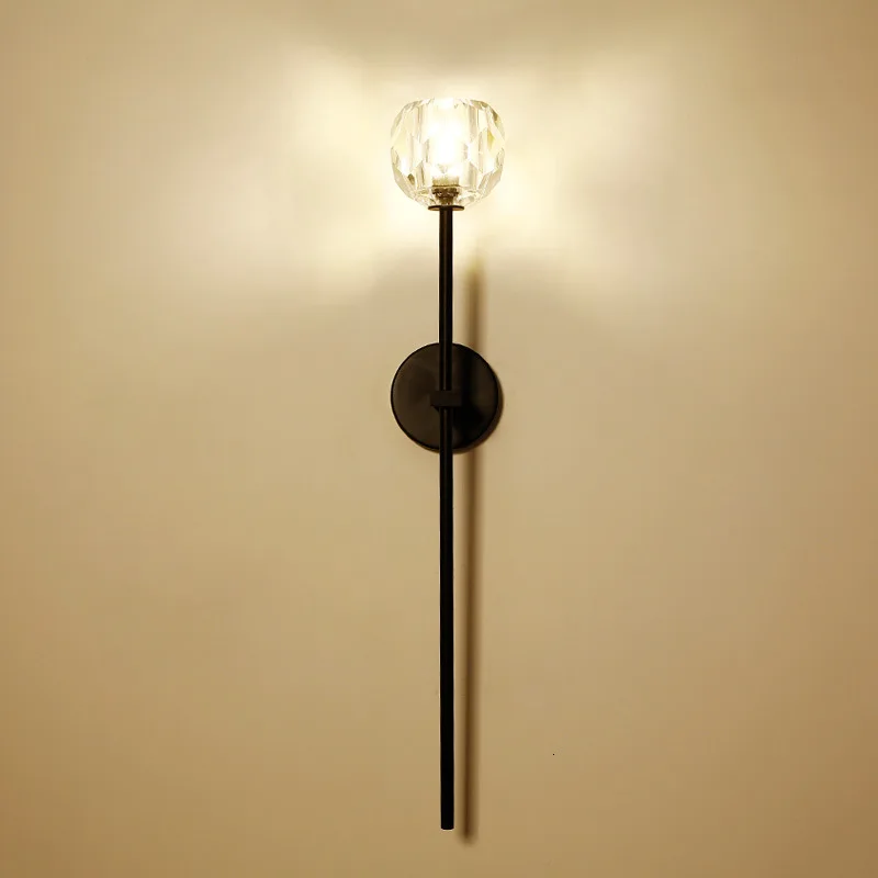 Роскошная хрустальная настенная лампа оригинальный светильник для гостиной