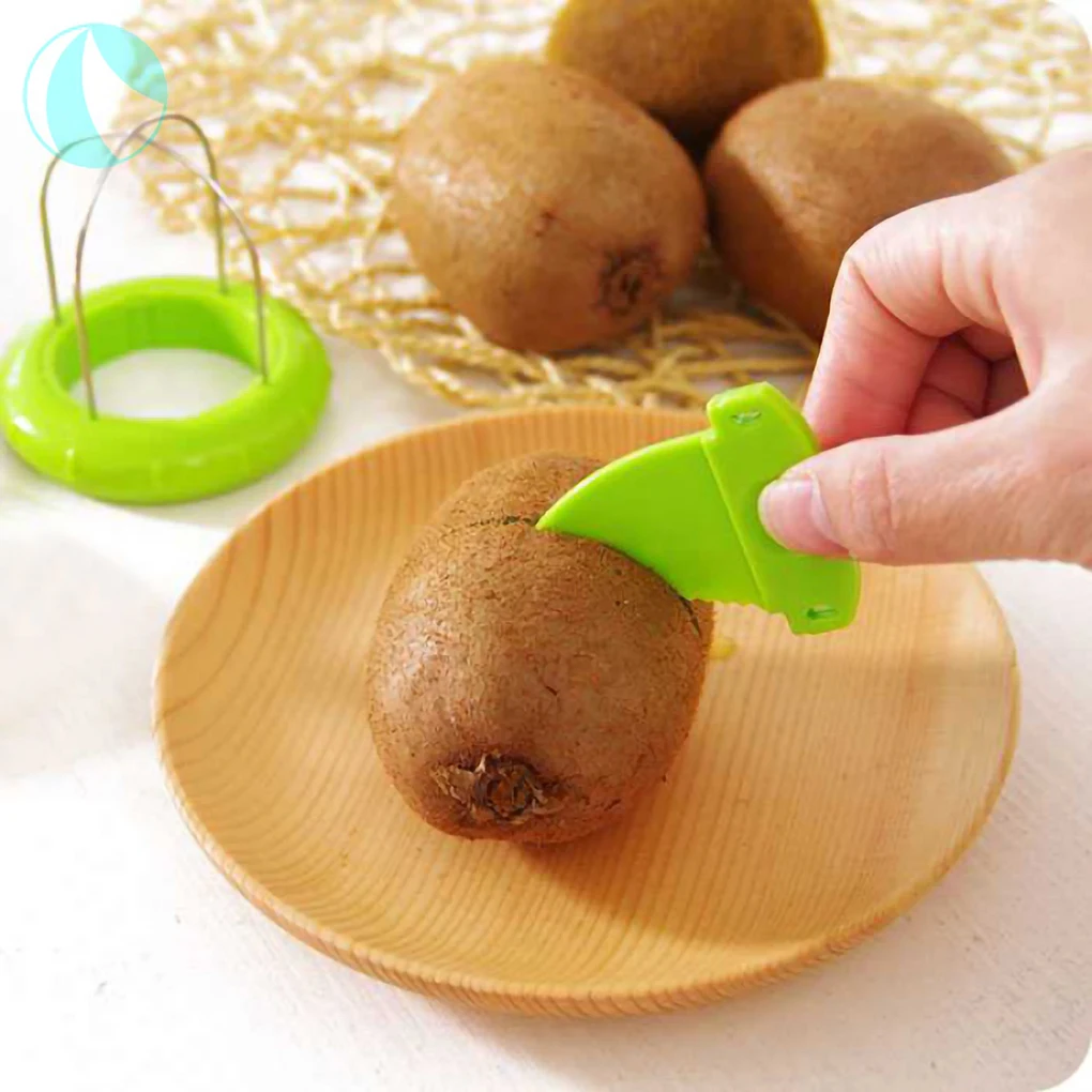 Hot Sale Mini Fruit Kiwi Cutter Peeler Slicer Kitchen Gadgets Tools peeling tools For Pitaya Green 29 |