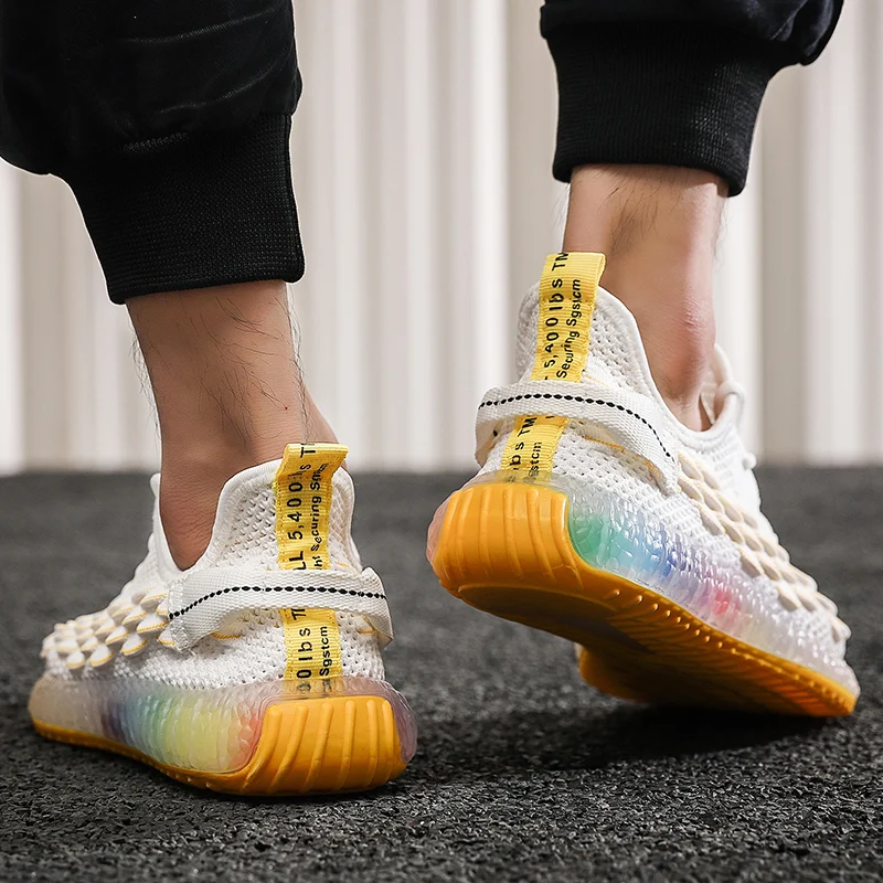 

Men Shoes Summer Sneakers Breathable Casual Shoes Fashion Lace Up Mens Mesh Flats Shoe Lightweight Walking Shoes Dropshipping