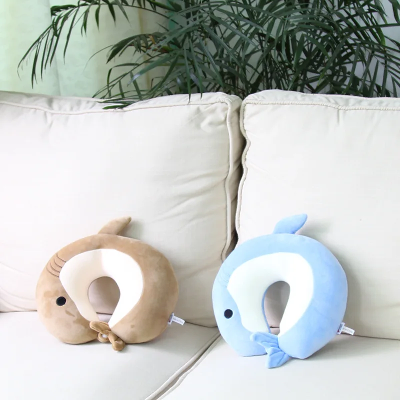 В форме Кита U наполнитель подушки пены Тип подушка на шею для легкая мягкая
