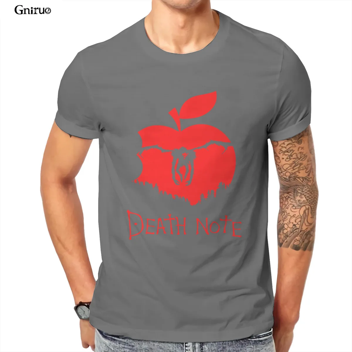 Wholesale Death Note Apple Eat Red Games Tops Woman KoreanStyle Tees 108667