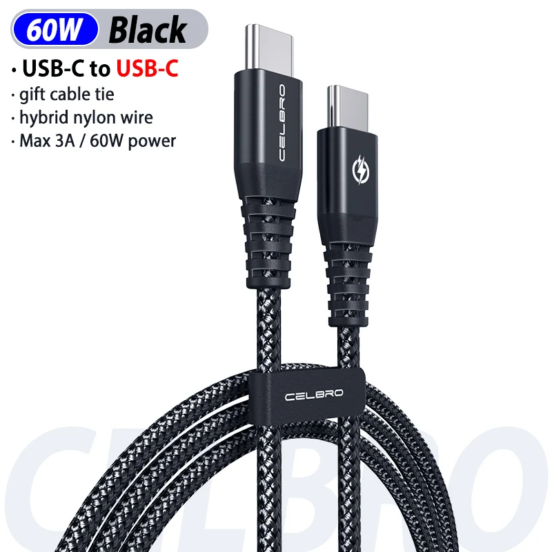 0,3 м 1,2 м usb type C кабель для USB C кабель 18 Вт PD быстрое зарядное устройство кабель для iPhone 11 pro Max samsung Note 10 Plus USB Tipo C кабель - Цвет: Black