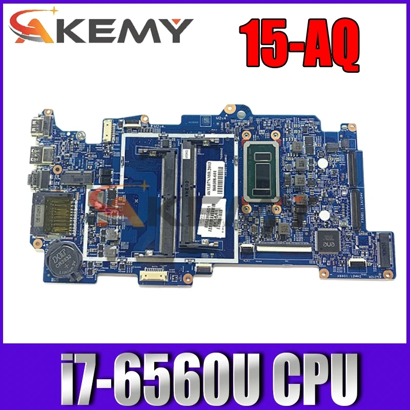 

Для HP X360 M6 M6-AQ 15-AQ материнская плата портативного компьютера с SR2JB i7-6560U Процессор 15257-2N 448.07N07.002N 856280-601 100% тестирование Быстрая доставка