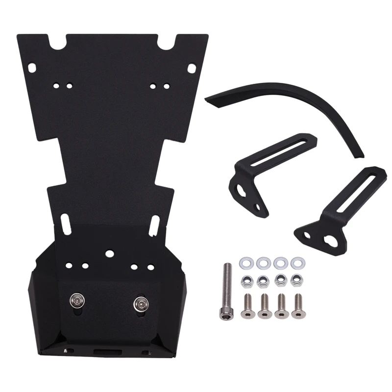 Мотоцикл черный Задний светильник аккуратный задний кронштейн номерного знака