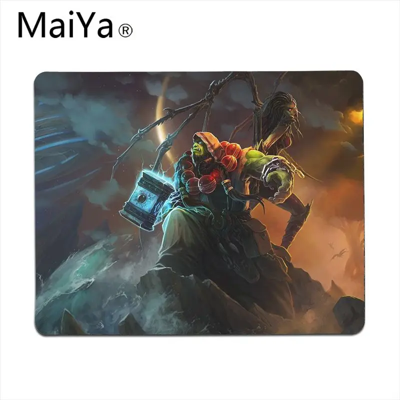 Maiya высокое качество World of Warcraft WOW резиновый ПК компьютерный игровой коврик для мыши большой коврик для мыши клавиатуры коврик - Цвет: Lock Edge25x29cm